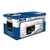 Wholesale - 2pk 12oz BLACK WINE TUMBLERS, UPC: 850006344048